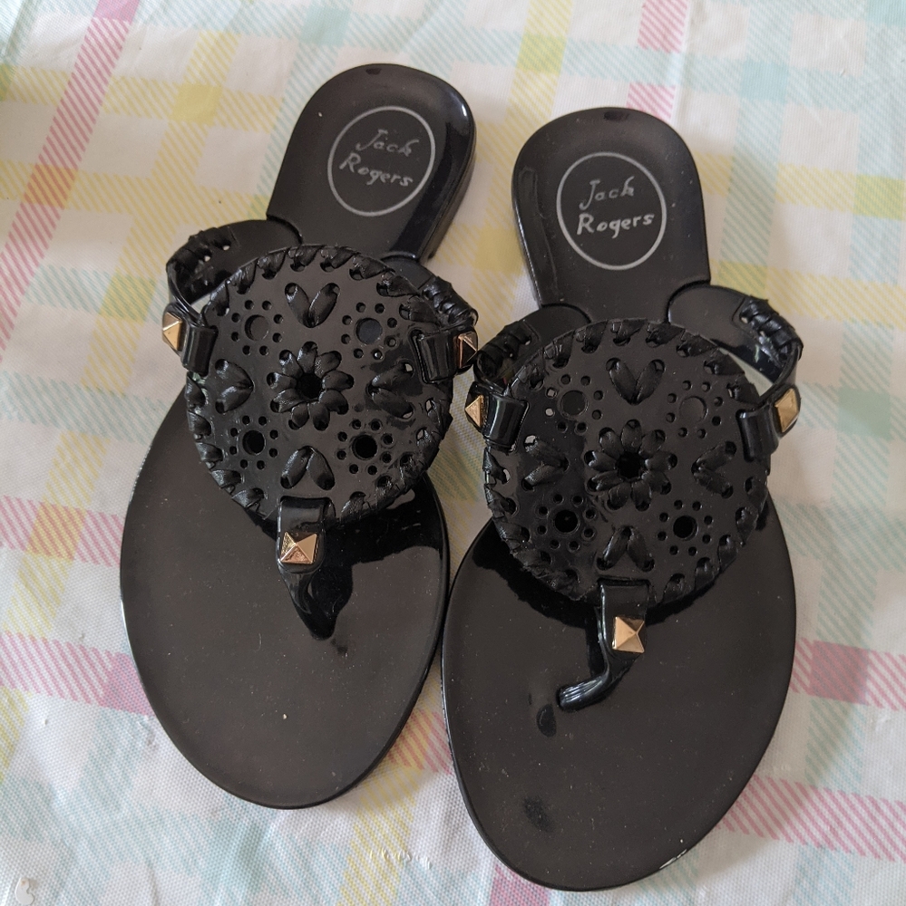 Jack Rogers jelly sandals